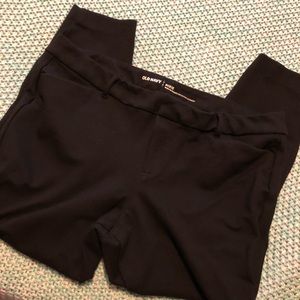 Mid-Rise Built-In Sculpt Ponte-Knit Ankle Pants